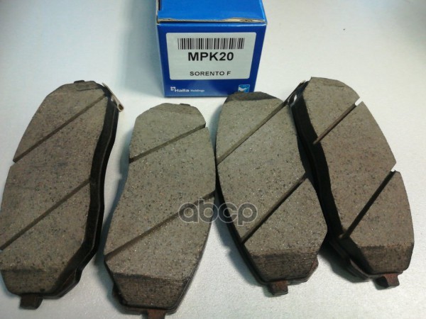 Колодки тормозные передние (KIA SORENTO (JC) 9/06-11/09) (TRW GDB3452) MPK20 Mando арт. MPK20