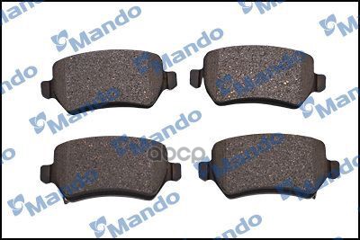 Колодки тормозные задние (без датчика + болты) (OPEL ASTRA G, H) (TRW GDB1515) MPK41 Mando арт. MPK41