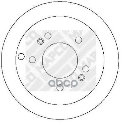 Диск Тормозной Задний Hyundai Tucson (Jm) 2.0  Sonata V (Nf) 2.4  Kia Sportage Ii (Je_  Km) 2.0 I 16 Mapco арт. 15272