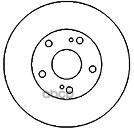 Диск Тормозной Nis Maxima Qx A32 Mapco арт. 45516