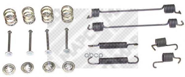 Комплект Монтажный Торм. Колодок Peugeot 206 (2A/C)  Fiat Punto (176_) 55 1.1  Tipo (160_) 1.4 I.e. Mapco арт. 9111