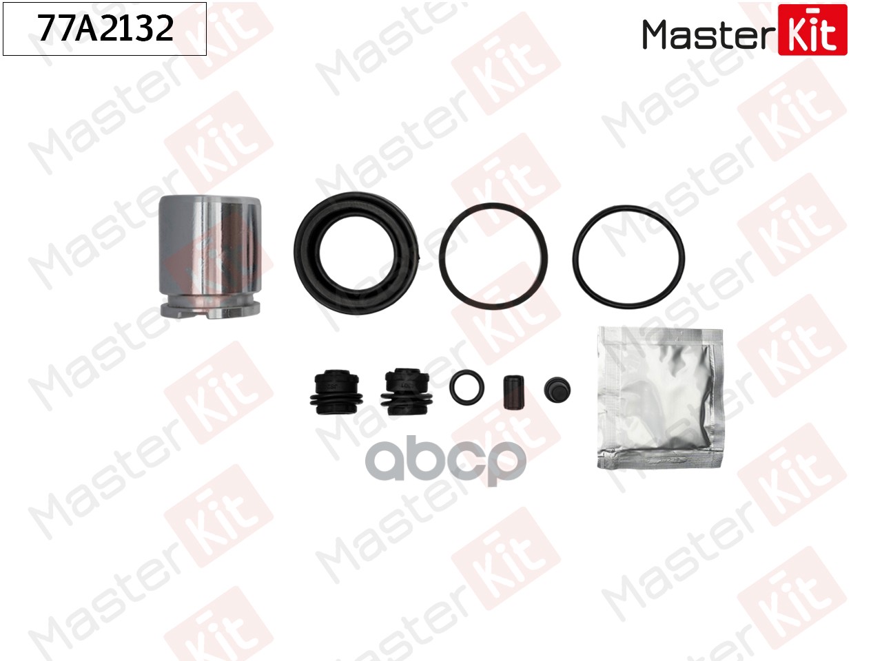 Ремкомплект тормозного суппорта+поршень Mercedes-Benz GL-CLASS (X166) 2012 - MasterKit арт. 77A2132