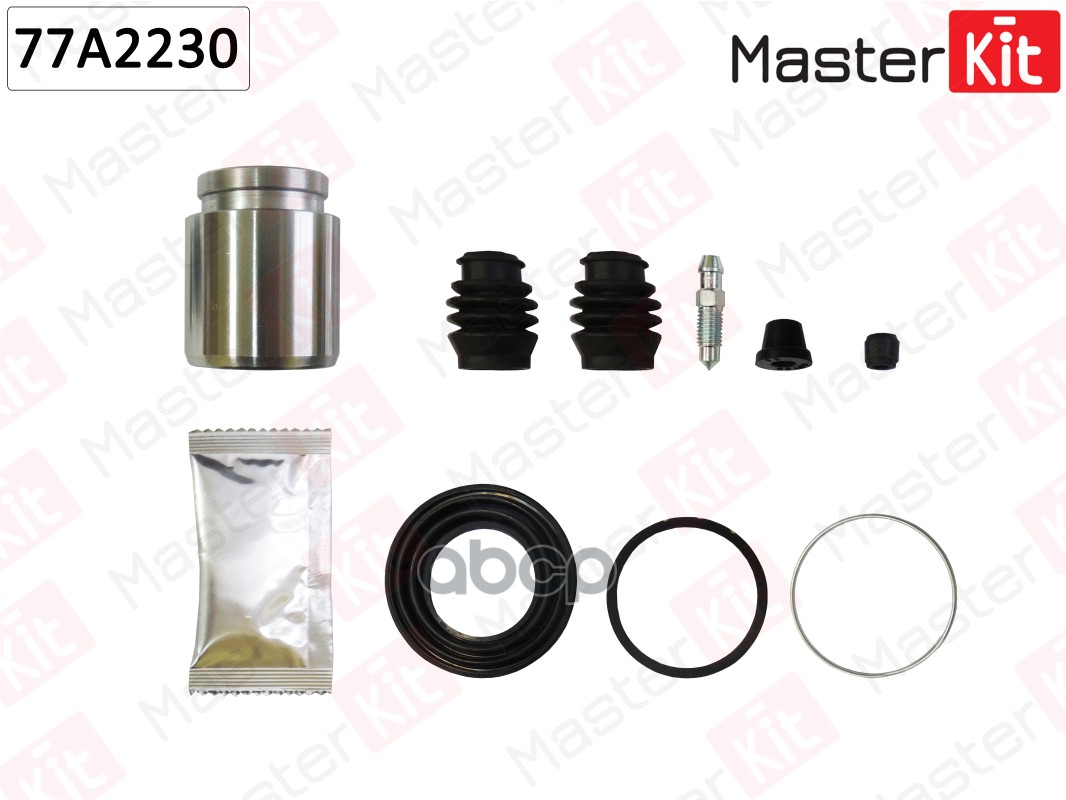 Ремкомплект тормозного суппорта+поршень SUBARU LEGACY IV 09-03-, LEGACY III 77A2230 MasterKit арт. 77A2230
