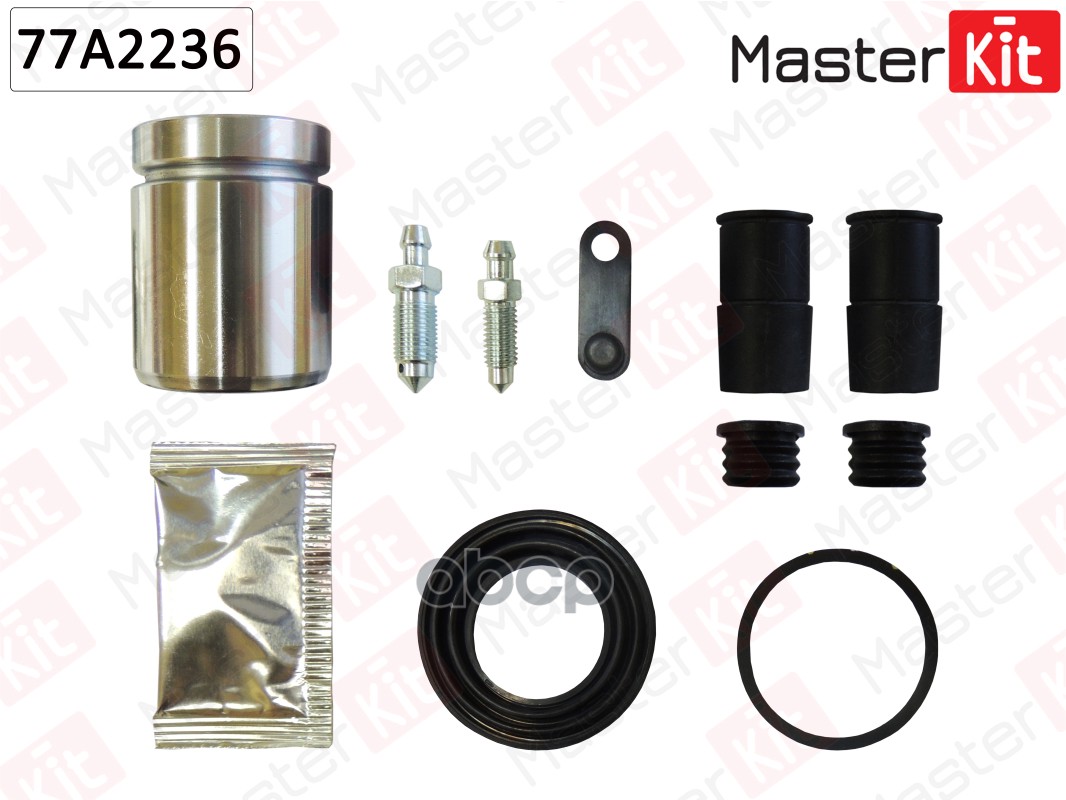 Ремкомплект тормозного суппорта+поршень LAND ROVER RANGE ROVER III 03-02-08-12 77A2236 MasterKit арт. 77A2236