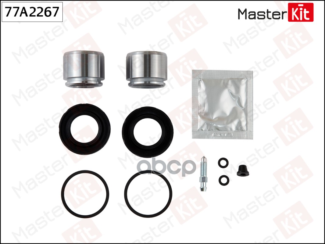 Ремкомплект тормозного суппорта+поршень Opel OMEGA B (V94) 1994 - 2003 MasterKit арт. 77A2267