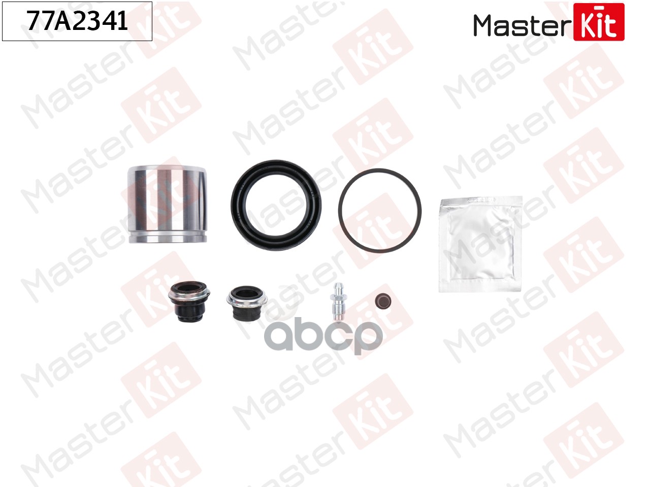 Ремкомплект тормозного суппорта+поршень Ford ESCORT VII (GAL, AAL, ABL) 1995 - 2002 77A2341 MasterKit арт. 77A2341