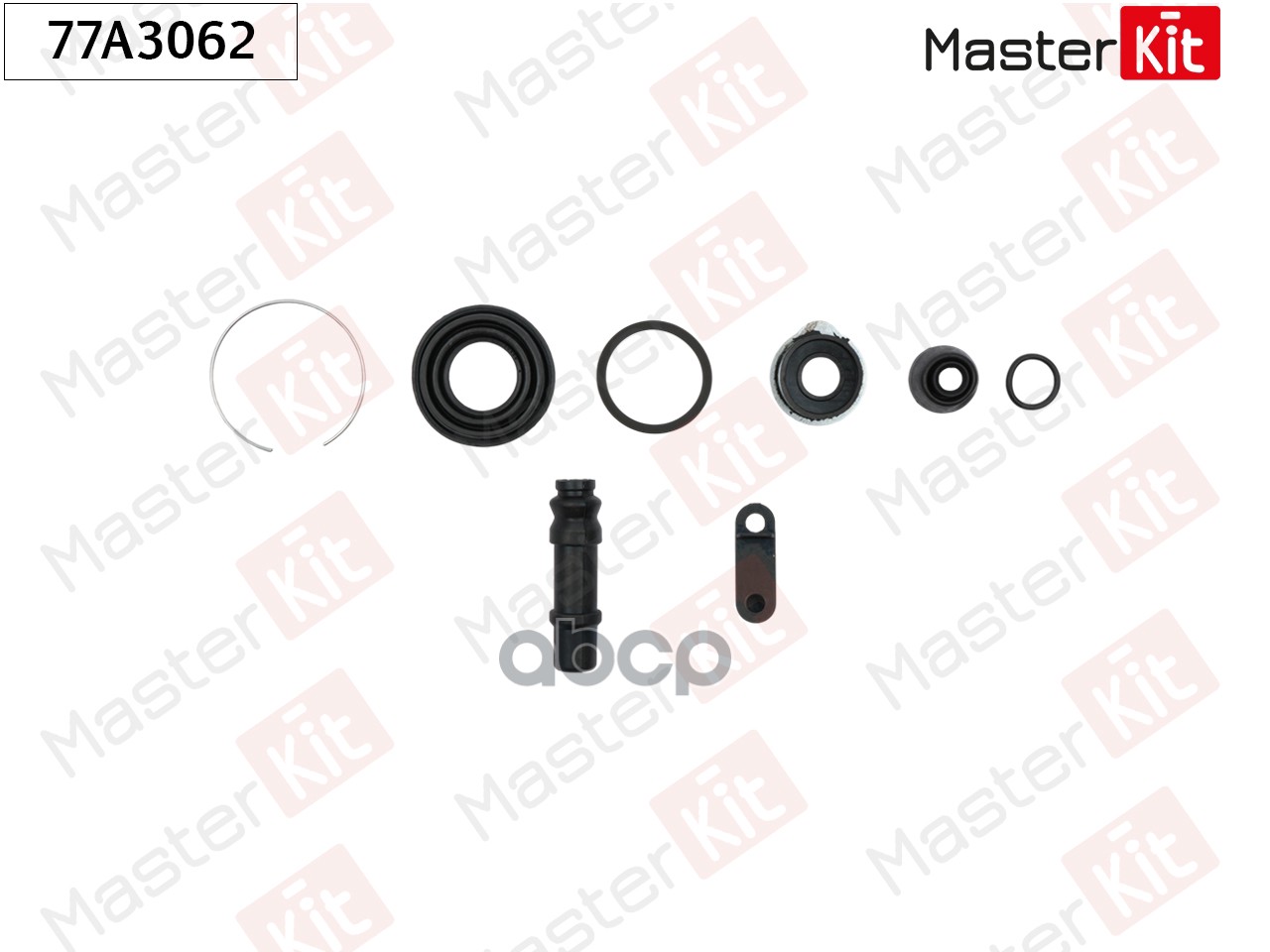 Ремкомплект тормозного суппорта Nissan SUNNY III (N14) 1990 - 1996 77A3062 MasterKit арт. 77A3062