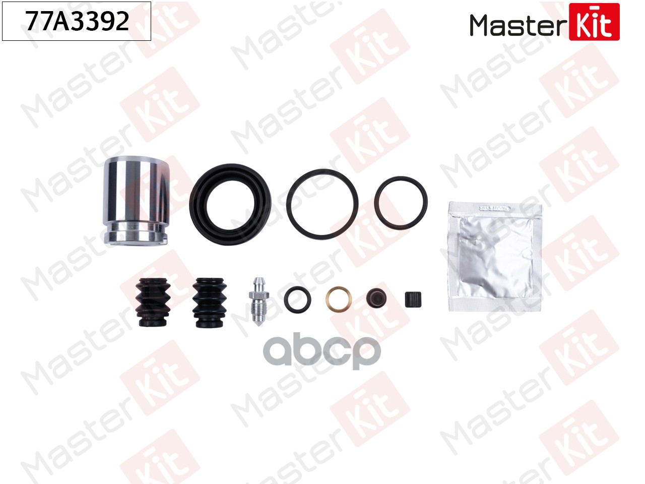 Ремкомплект тормозного суппорта + поршень Kia SPORTAGE (QL, QLE) 2015 - MasterKit арт. 77A3392