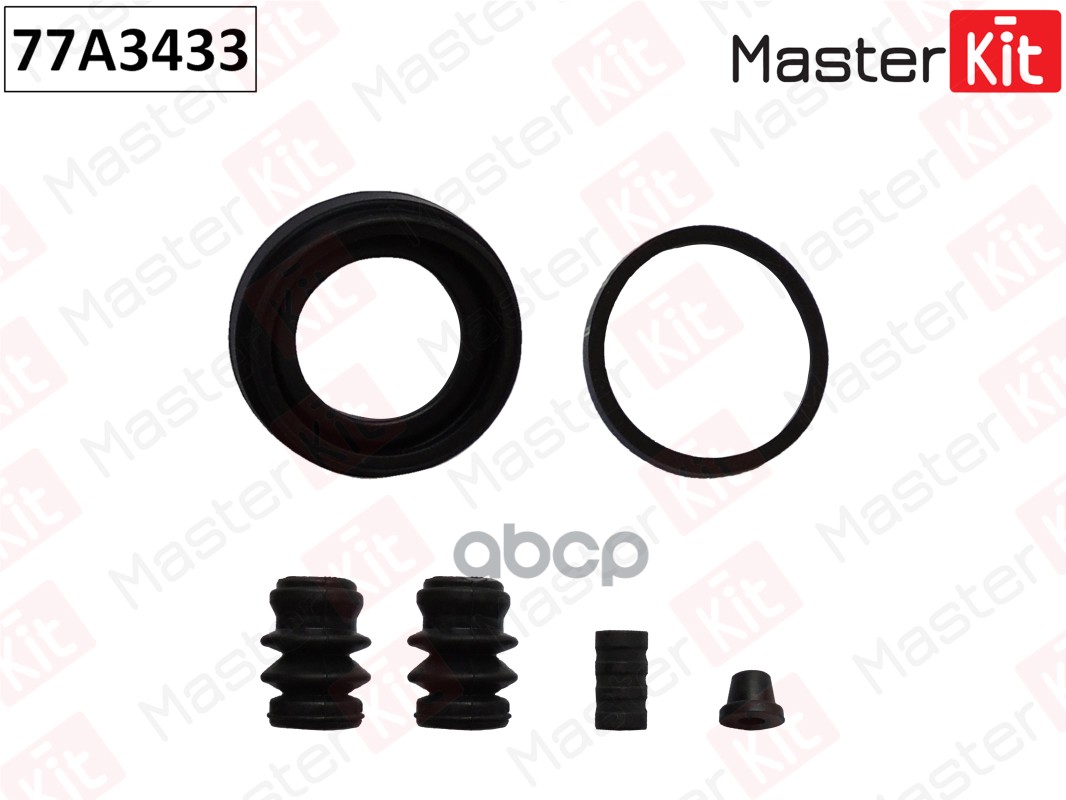 77A3433 Ремкомплект тормозного суппорта Subaru FORESTER (SJ_) 2012 -  LEGACY V (BM) 2009 -  OUTBACK MasterKit арт. 77a3433