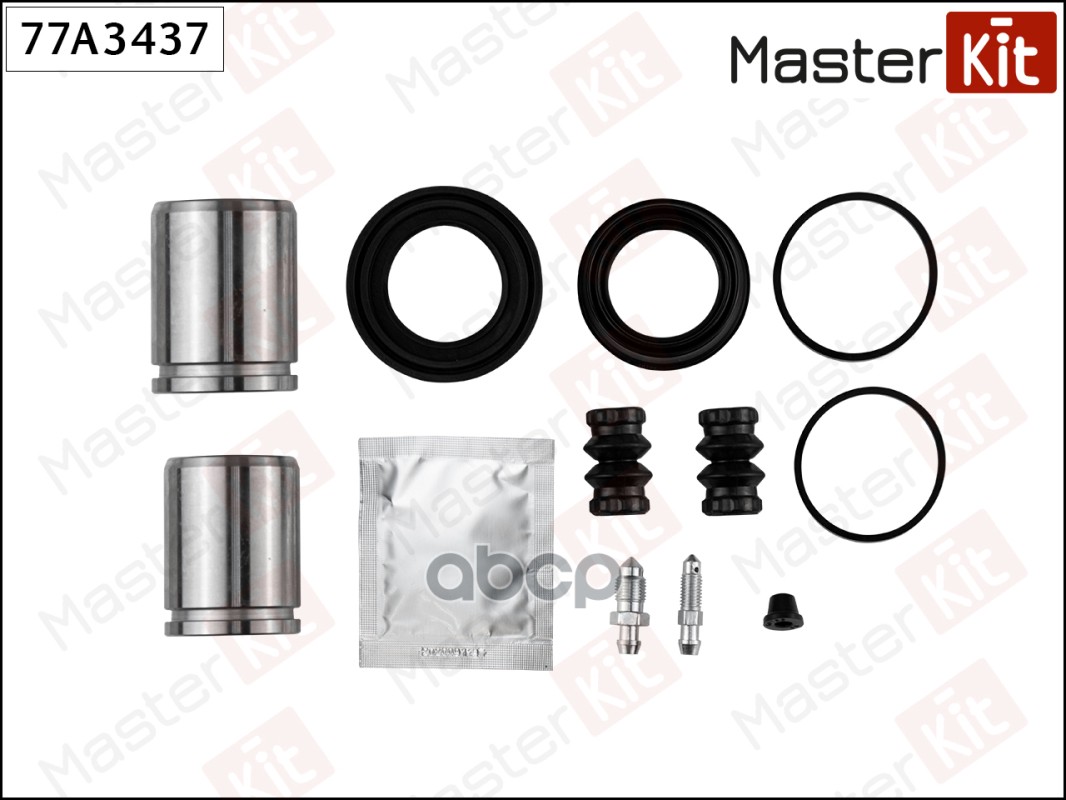 Ремкомплект тормозного суппорта+поршень Citroen C5 III (RD_) 2008 -, Peugeot 407 (6D_) 200 MasterKit арт. 77A3437