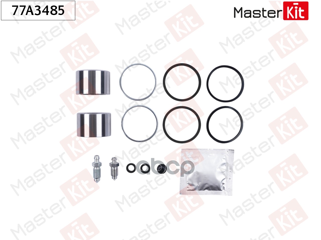 Ремкомплект тормозного суппорта+поршень Land Rover DEFENDER Cabrio (L316) 1990 - 2016 77A3485 MasterKit арт. 77A3485