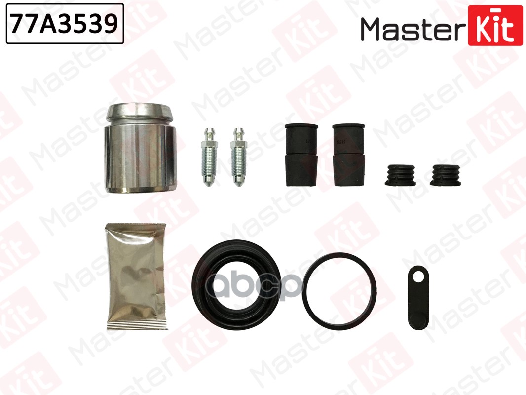 Ремкомплект тормозного суппорта+поршень Mercedes-Benz E-CLASS (W211) 2002 - 2009, E-CLASS MasterKit арт. 77A3539