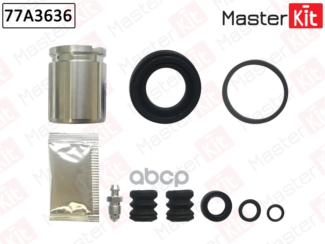 Ремкомплект тормозного суппорта+поршень с механизмом Audi A8 (4E2, 4E8) 2002 - 2010 MasterKit арт. 77A3636