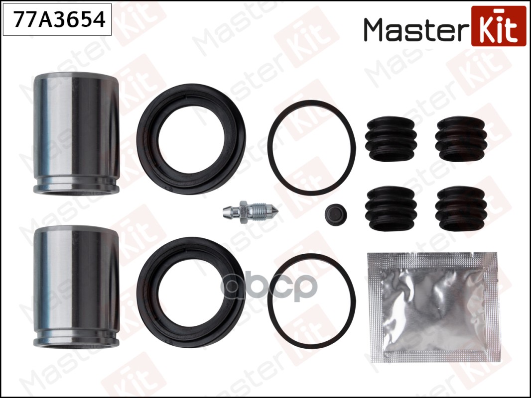 Ремкомплект тормозного суппорта + поршень IVECO DAILY II 1989 - 1999, DAILY III 1999 - 2006 MasterKit арт. 77A3654