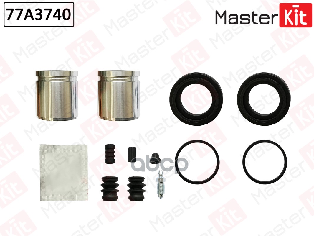 Ремкомплект тормозного суппорта + поршень NISSAN PATHFINDER 01-01- 77A3740 MasterKit арт. 77A3740