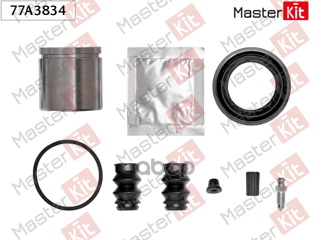 Ремкомплект тормозного суппорта+поршень Suzuki IGNIS II (MH) 2003 - Masterkit MasterKit арт. 77A3834