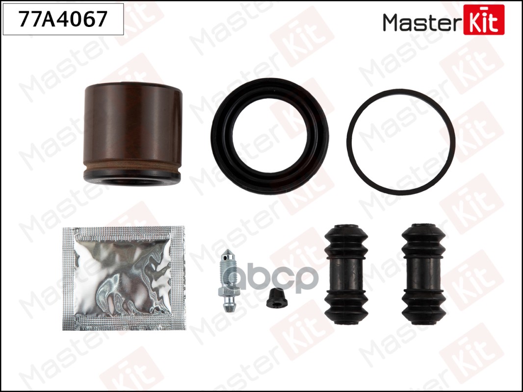 Ремкомплект тормозного суппорта+поршень Kia SPORTAGE (K00) 1994 - 2004 MasterKit арт. 77A4067