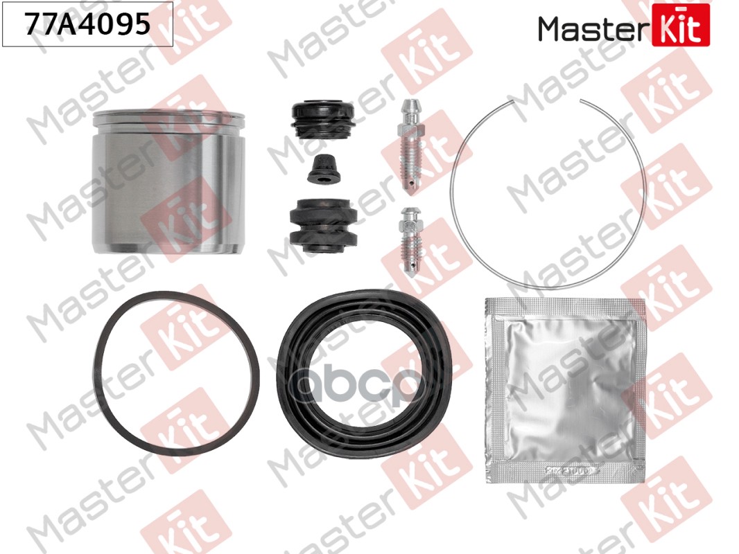 Ремкомплект тормозного суппорта+поршень Mitsubishi COLT VI (Z3_A, Z2_A) 2002 - 2012 MasterKit арт. 77A4095