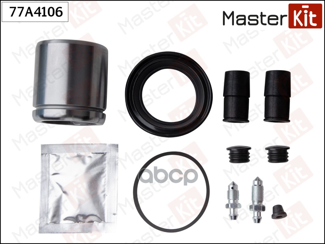77A4106 Ремкомплект тормозного суппорта + поршень Skoda FABIA III (NJ3) 2014 -  RAPID (NH3) 2012 - MasterKit арт. 77a4106
