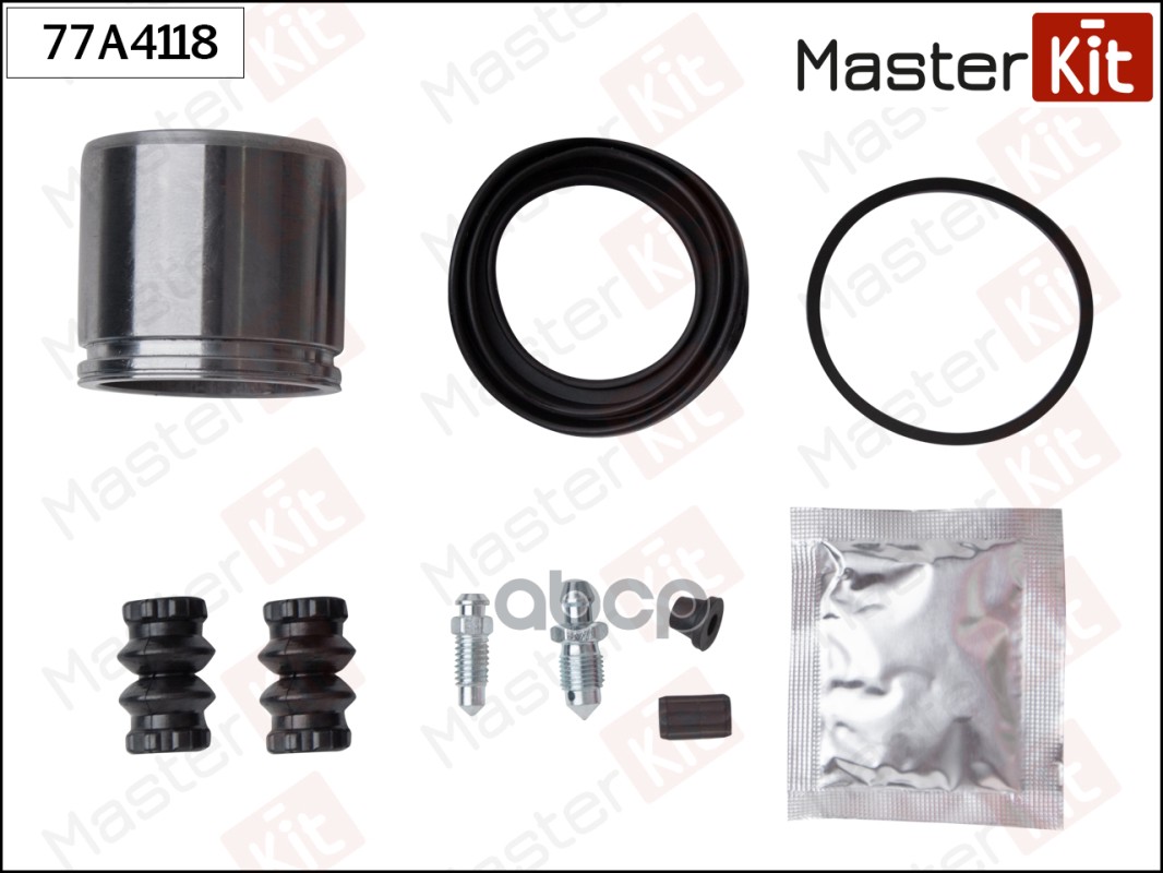 Ремкомплект тормозного суппорта+поршень SMART FORFOUR 01-04-, MITSUBISHICOLT VI, VII 06-04- 77A4118 MasterKit арт. 77A4118