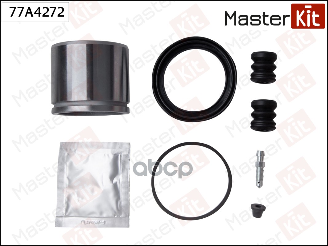 Ремкомплект тормозного суппорта + поршень Renault LAGUNA III (BT0/1) 2007 - 2015, VW TRANSPO MasterKit арт. 77A4272