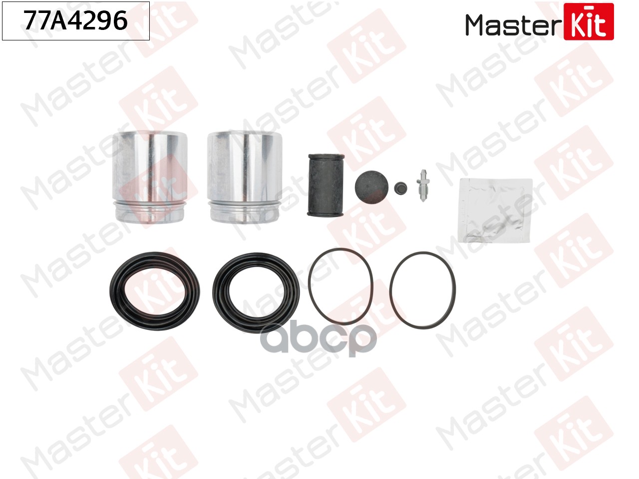Ремкомплект тормозного суппорта+поршень Mercedes-Benz VARIO Фургон/универсал 1996 - 77A4296 MasterKit арт. 77A4296