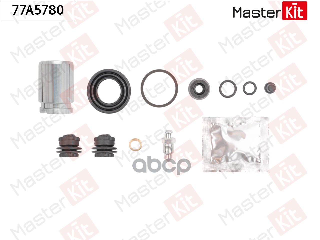Ремкомплект тормозного суппорта + поршень KIA CEED 2012- Masterkit MasterKit арт. 77A5780