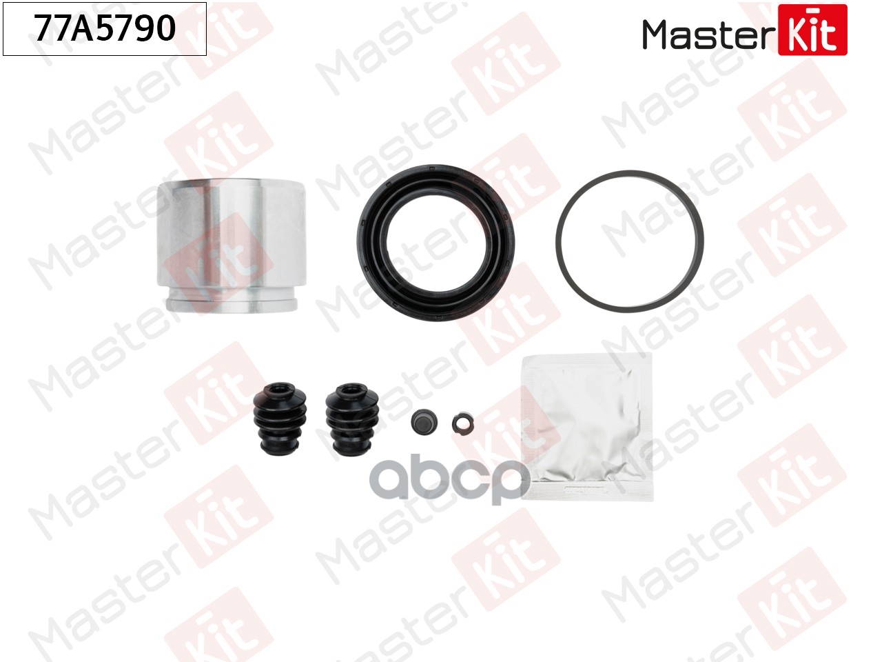 Ремкомплект тормозного суппорта + поршень Dodge CALIBER 2006-2012 77A5790 MasterKit арт. 77A5790