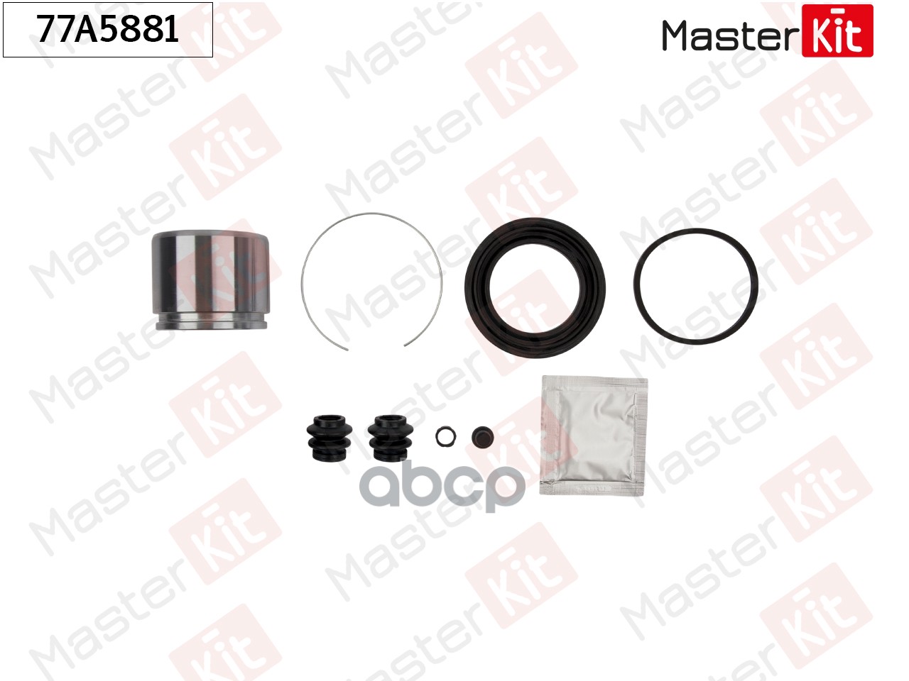 Ремкомплект тормозного суппорта Toyota MATRIX (_E14_) 2008 - 2014 MasterKit арт. 77A5881