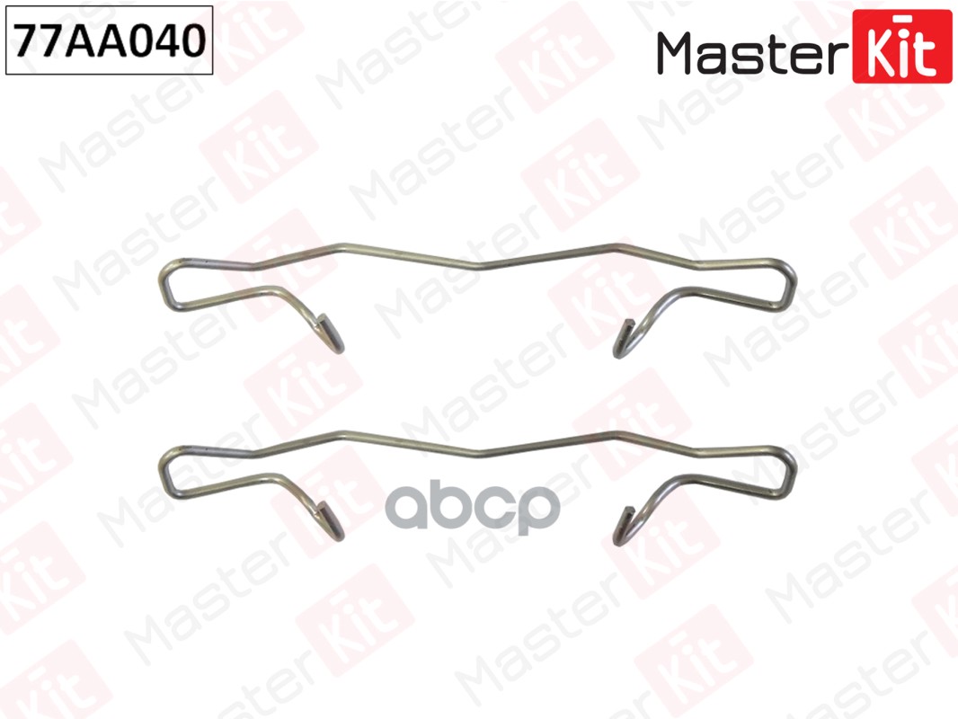 Комплект установочный тормозных колодок FORD FOCUS II, TRANSIT 02-, MAZDA 3 BK 03- MASTERKIT 77AA040 MasterKit арт. 77AA040