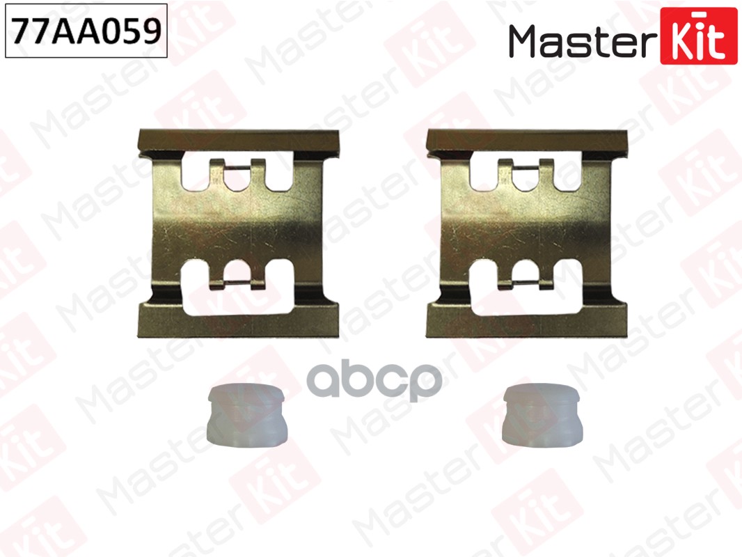 Комплект установочный дисковых колодок FORD TRANSIT TOURNEO 08-94- 77AA059 MasterKit арт. 77AA059