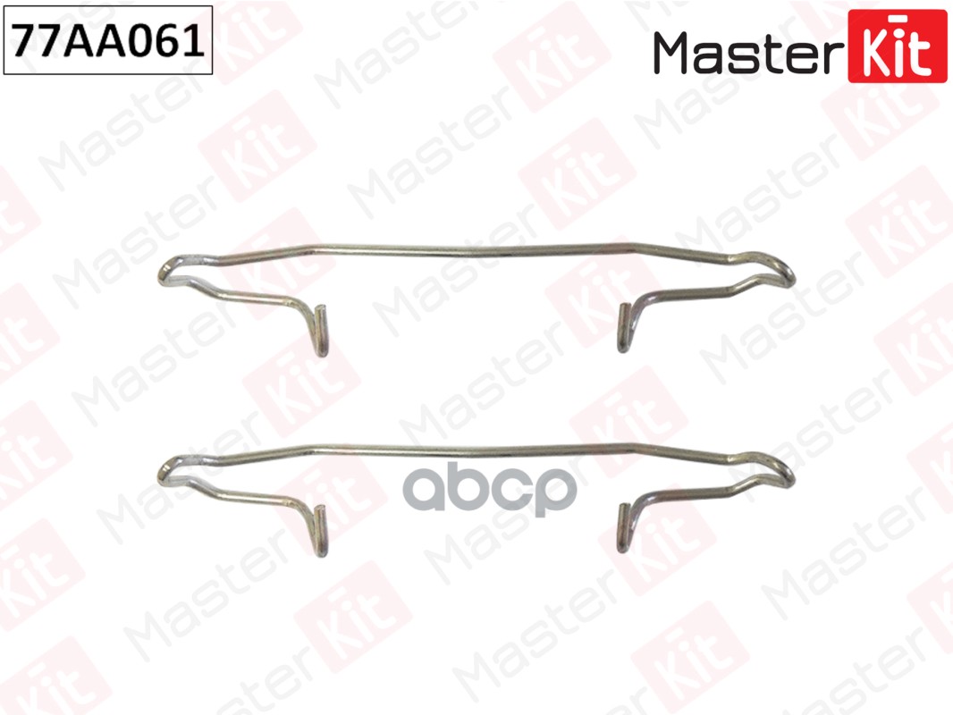 77AA061 Комплект установочный тормозных колодок Nissan PRIMERA (P11) 1996 - 2001 MasterKit арт. 77aa061