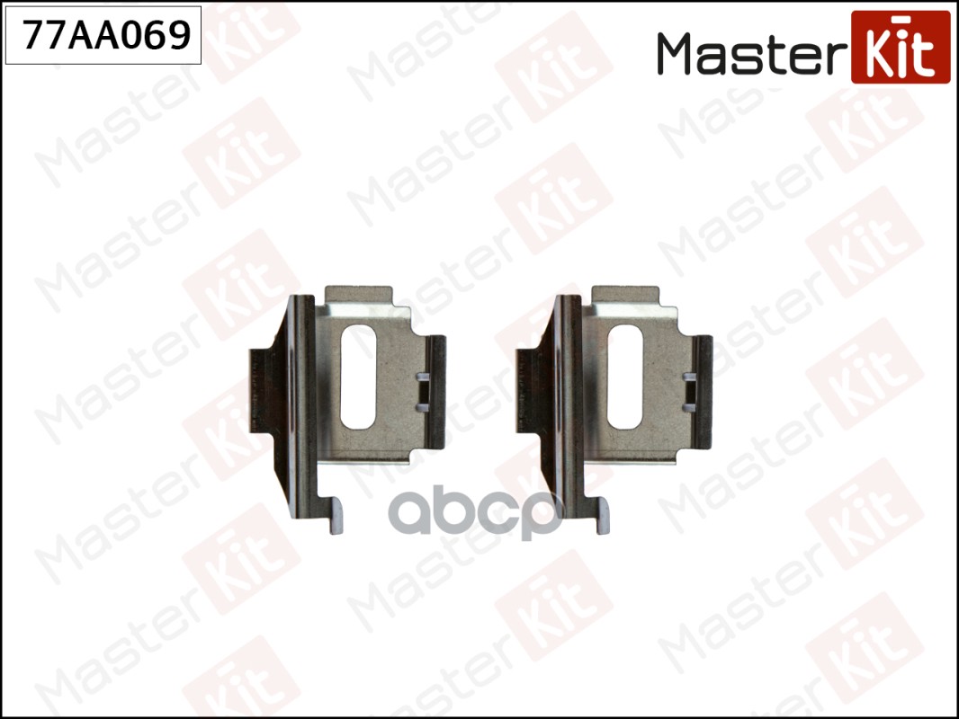 Комплект установочный тормозных колодок VW LT 28-46 II(2DA,2DD,2DH) 96-06 MasterKit арт. 77AA069