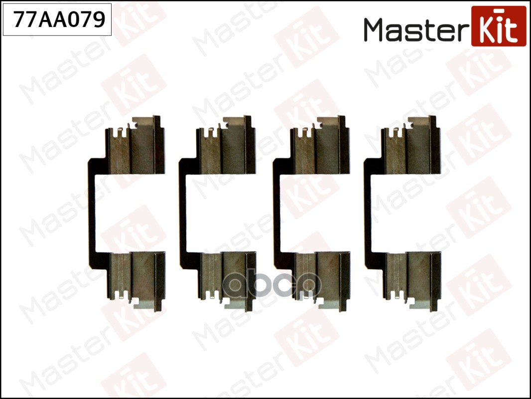 Комплект установочный тормозных колодок MB GLK-Class(X204) 08- MasterKit арт. 77AA079