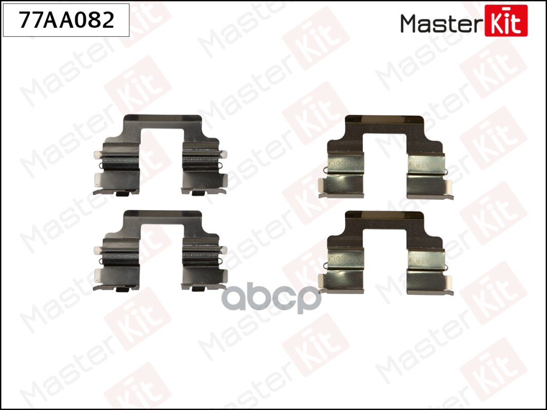 Комплект установочный тормозных колодок LAND ROVER Range Rover III 09- 77AA082 MasterKit арт. 77AA082