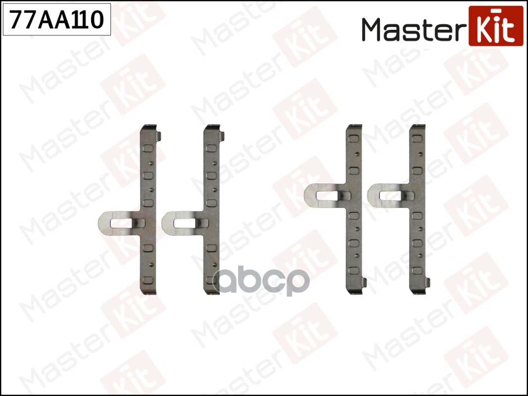 Комплект установочный тормозных колодок VW PASSAT (3A2, 35I) 1988 - 1997 MasterKit арт. 77AA110