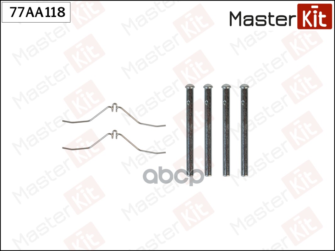 Комплект установочный тормозных колодок Mazda 323 III (BF) 1985 - 1991 MasterKit арт. 77AA118