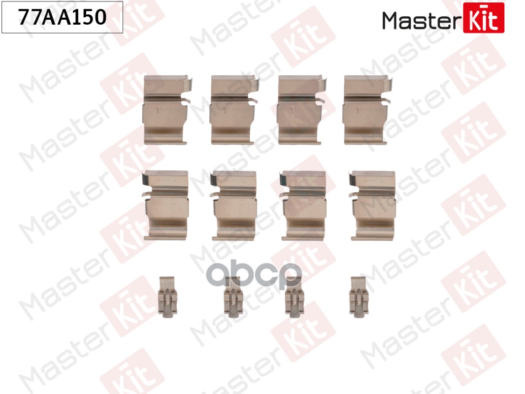 Комплект установочный тормозных колодок Toyota Land Cruiser Prado(_J15_) 09- MasterKit арт. 77AA150