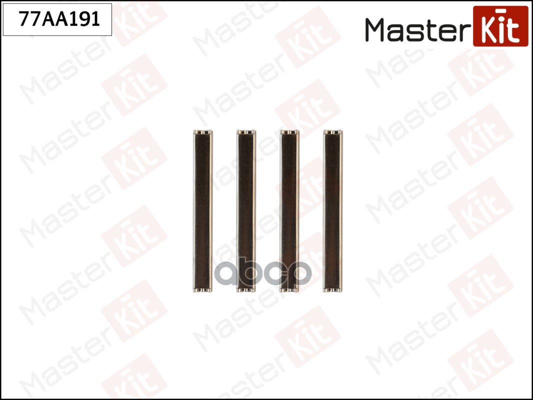 Комплект установочный тормозных колодок MB M-Class(W163) 98-05 MasterKit арт. 77AA191