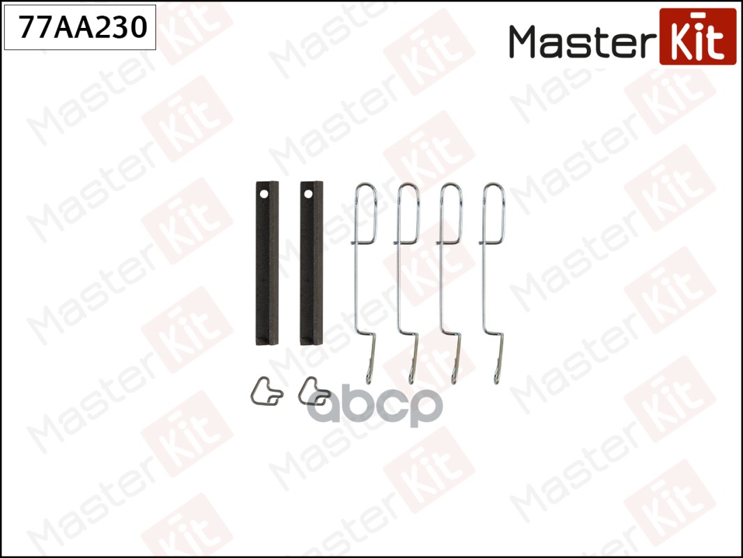 Комплект установочный тормозных колодок MB V-Class(638/2),Vito(638) 96-03 MasterKit арт. 77AA230