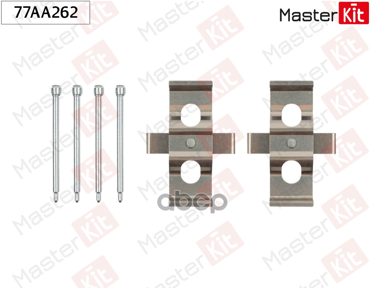 Комплект установочный тормозных колодок MB C-Class(W202),E-Class(W124) 93-00 MasterKit арт. 77AA262