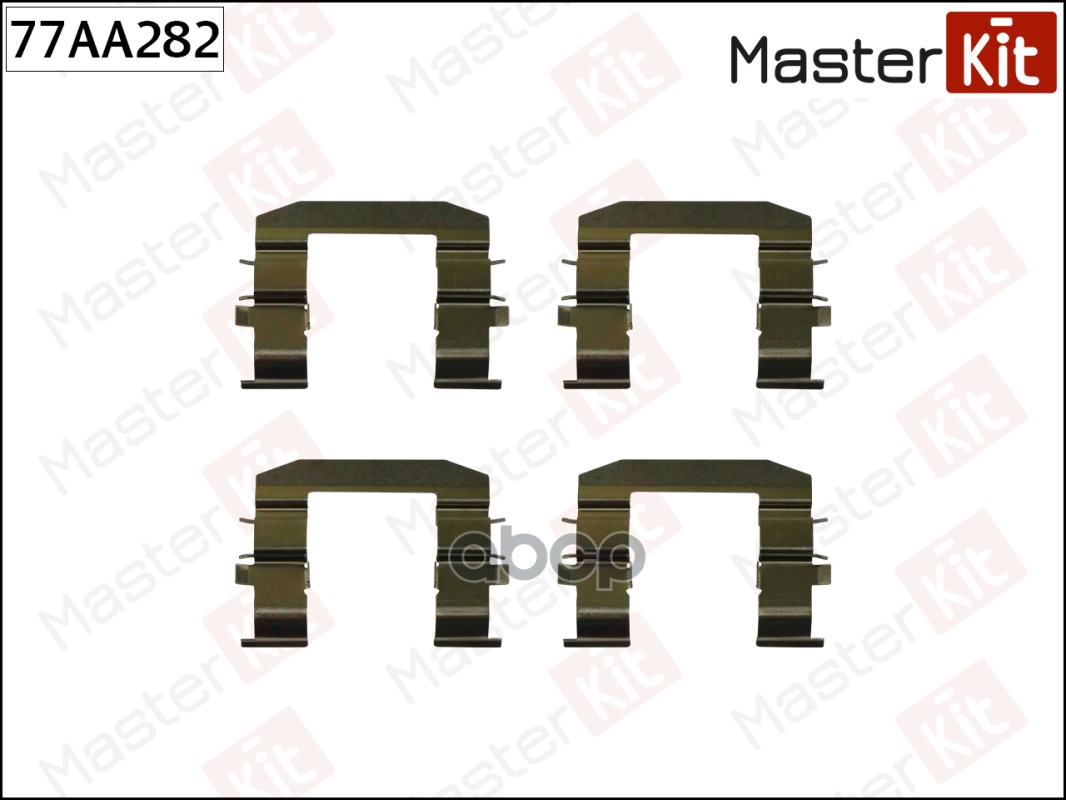 77AA282 Комплект установочный тормозных колодок Hyundai ix35 (LM  EL  ELH) 2009 - MasterKit арт. 77aa282