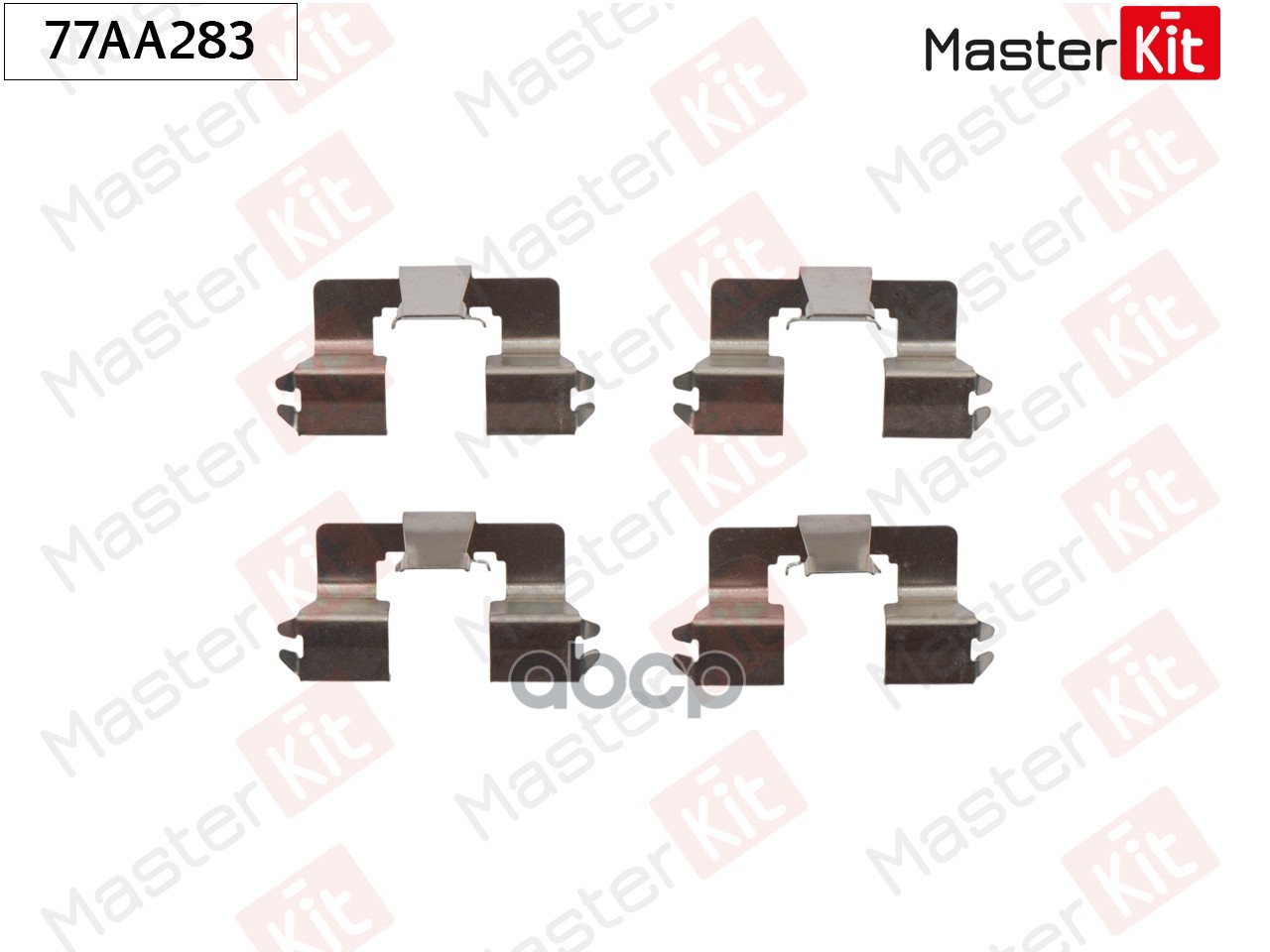 Комплект установочный тормозных колодок Mazda MX-5 II(NB) 98-05 MasterKit арт. 77AA283