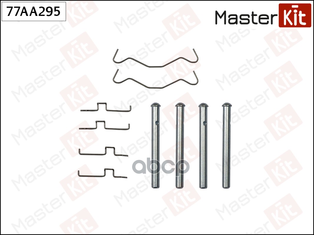 Комплект установочный тормозных колодок Toyota COROLLA (_E12_) 2001 - 2004 77AA295 MasterKit арт. 77AA295