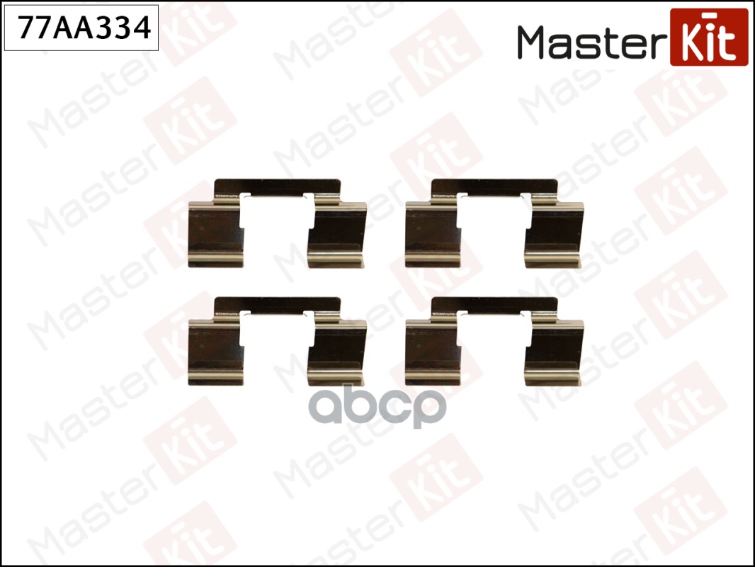 Комплект установочный тормозных колодок Chrysler PT CRUISER (PT_) 2000 - 2010 77AA334 MasterKit арт. 77AA334