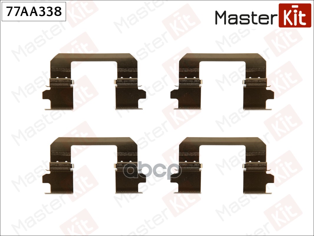 Комплект установочный тормозных колодок Nissan X-TRAIL (T31) 2007 - 2014 77AA338 MasterKit арт. 77AA338