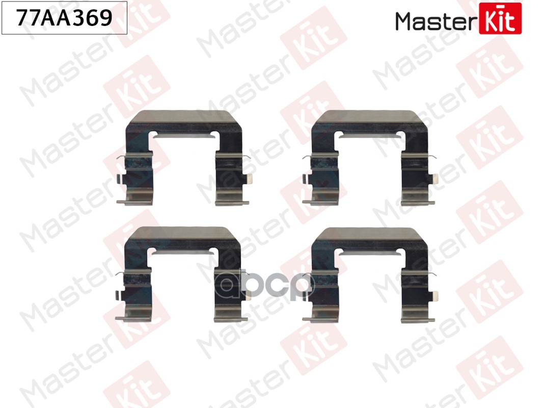 Комплект установочный тормозных колодок Opel ASTRA J (P10) 2009 - 2015 77AA369 MasterKit арт. 77AA369