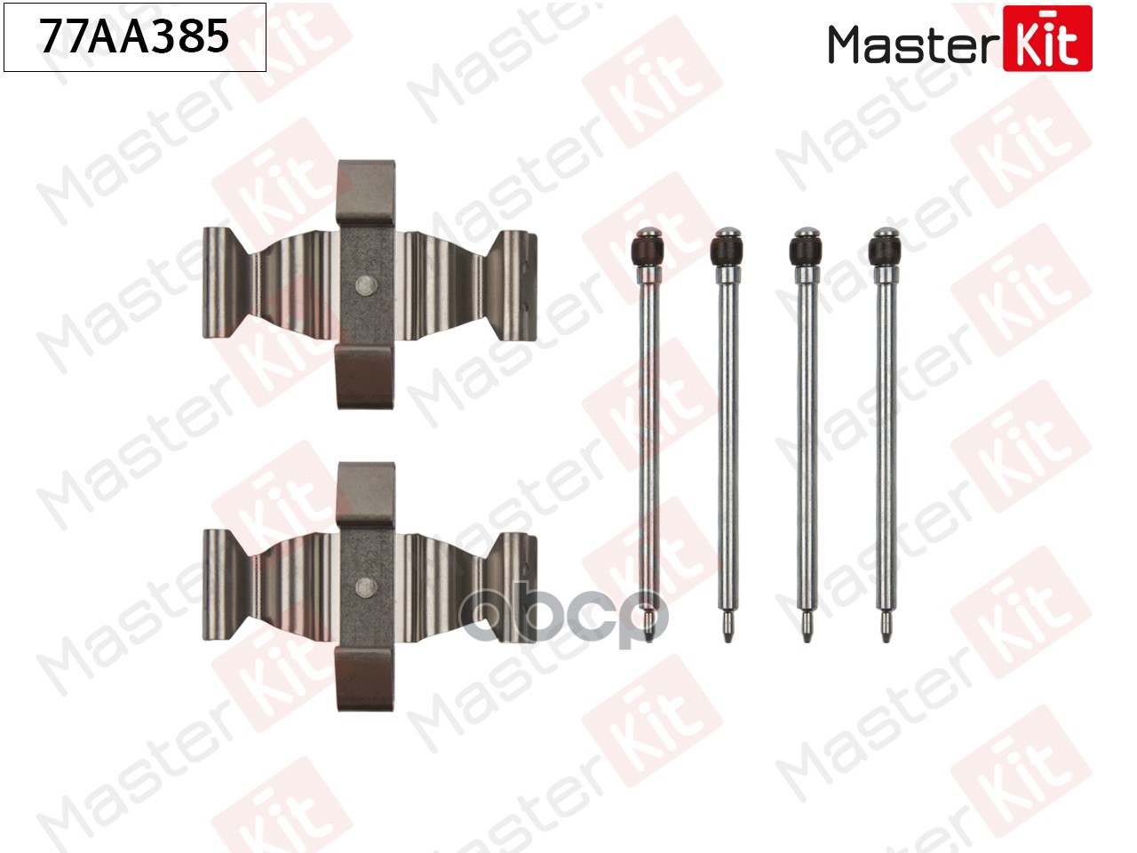 Комплект установочный тормозных колодок Mercedes-Benz C-CLASS (W203) 2000 - 2007 77AA385 MasterKit арт. 77AA385