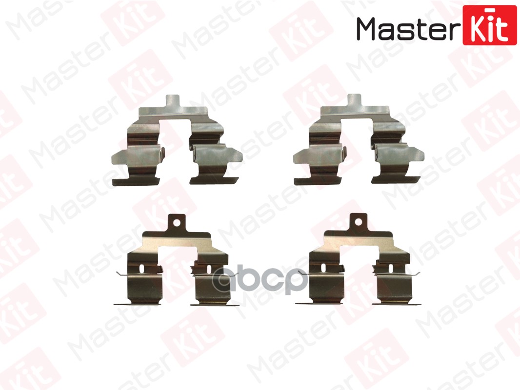 Комплект установочный тормозных колодок Nissan QASHQAI / QASHQAI +2 I (J10, JJ10) 2006 - 201 MasterKit арт. 77AA413