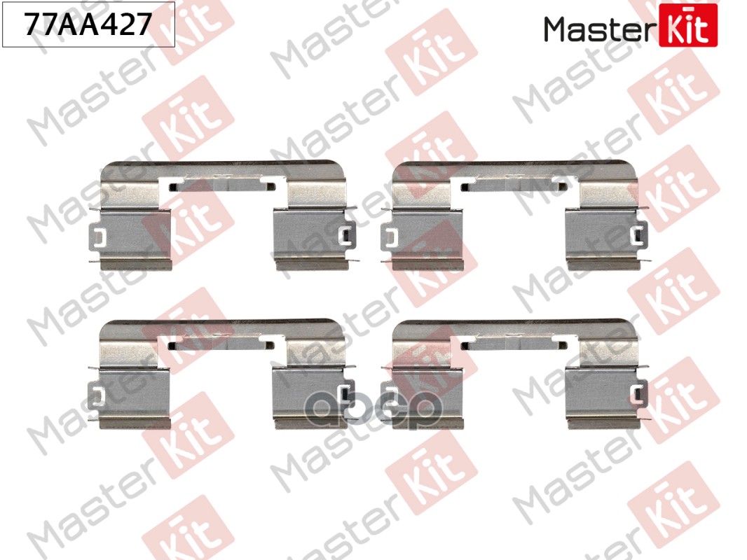 Комплект установочный тормозных колодок Opel Astra J(P10) 09-15 MasterKit арт. 77AA427